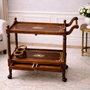 Tea trolley brass