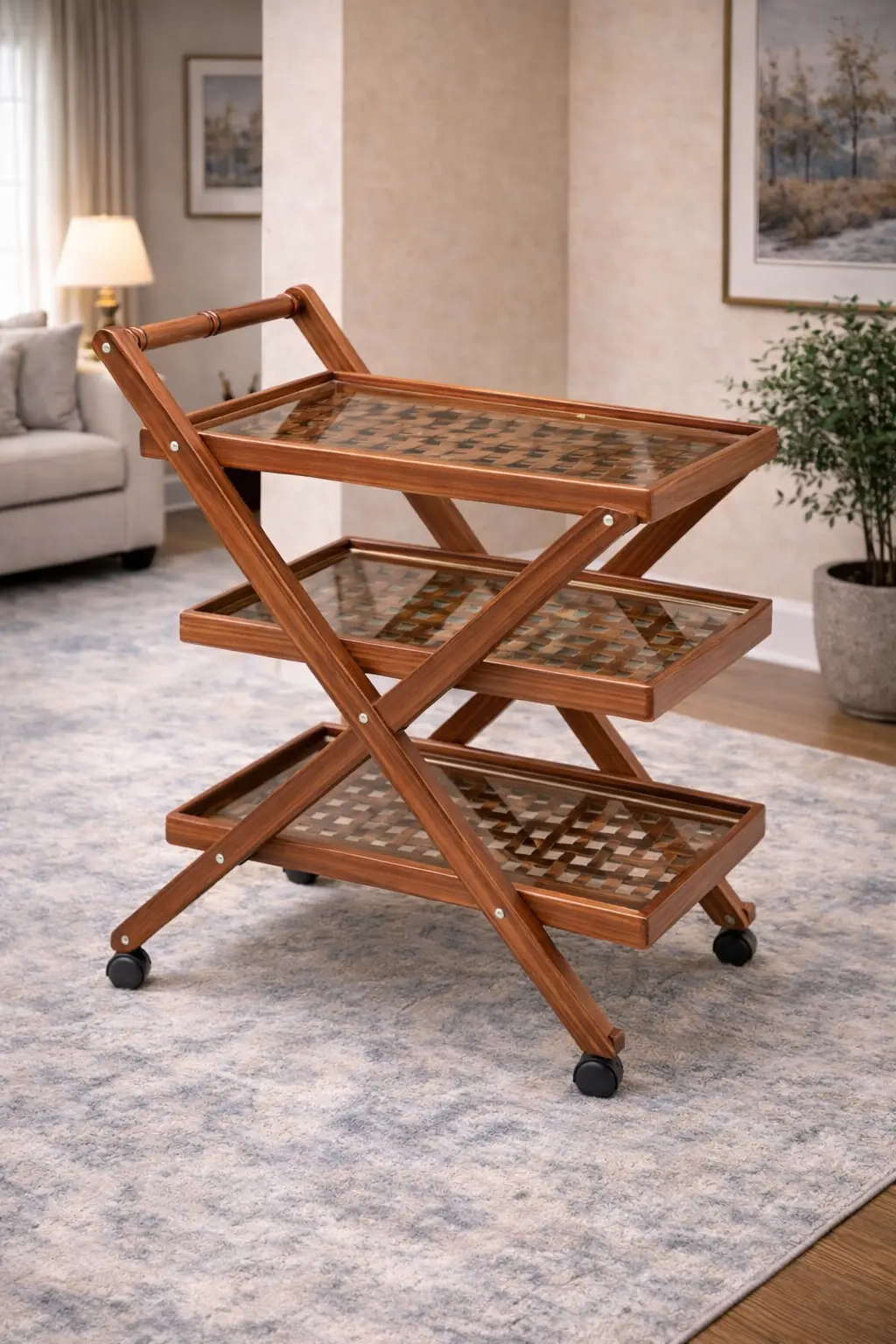 small boxes tea trolley