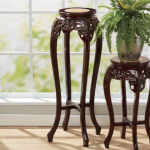 Hand-Carved Genuine Plant Stand