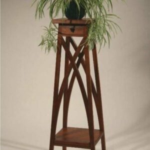 Classic Turned-Wood Heritage Flower Stand