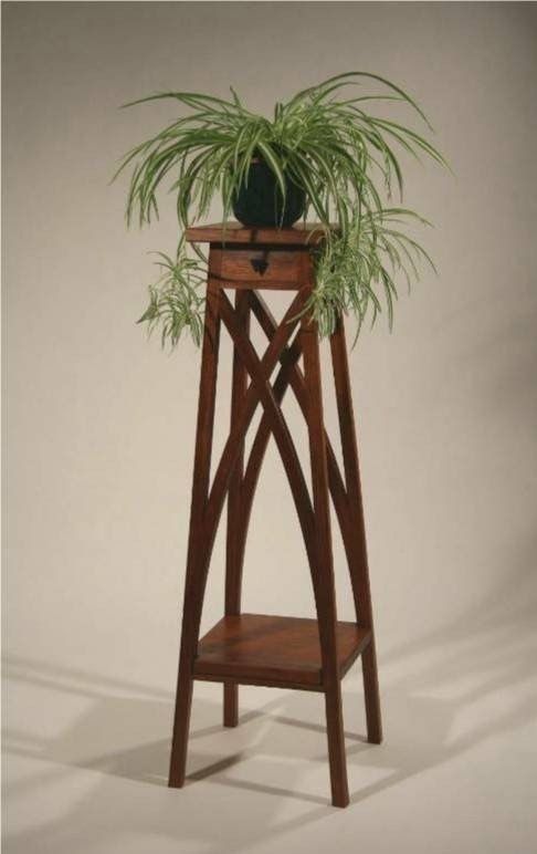 Classic Turned-Wood Heritage Flower Stand