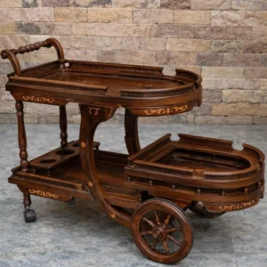 Wooden Serving Trolley