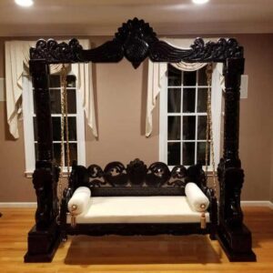 black wooden long
