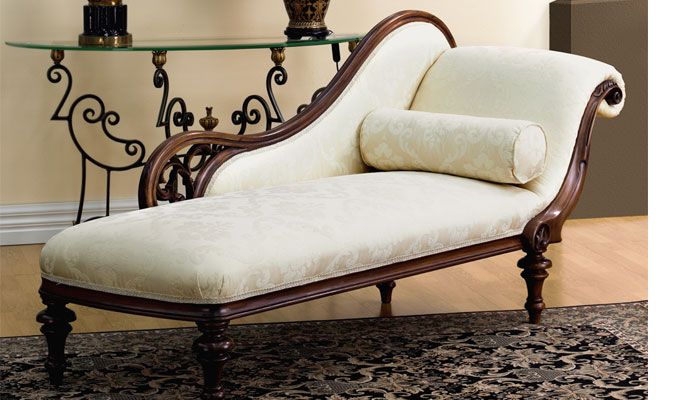 Luxury Wooden Chaise Lounge Sofa