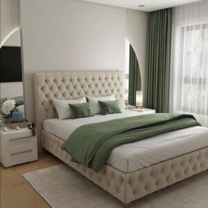 Modern Tufted Upholstered Bed