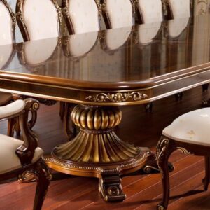 Royal 10 Seater Solid Wood Dining Table Set