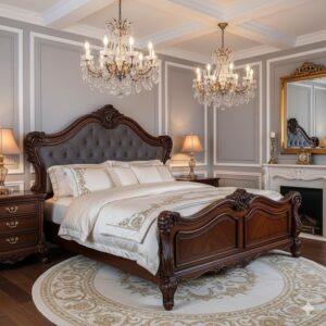 Royal Carved King Size Bedroom Set