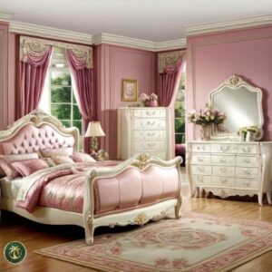 Royal Pink Bedroom Set