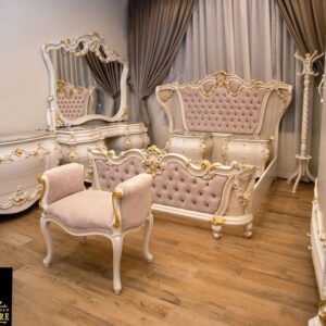 Royal Pink King Size Bedroom Set