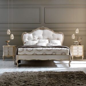 Royal White King Size Bedroom Set