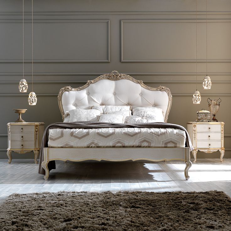 Royal White King Size Bedroom Set