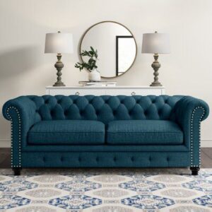 Teal Chesterfield Sofa