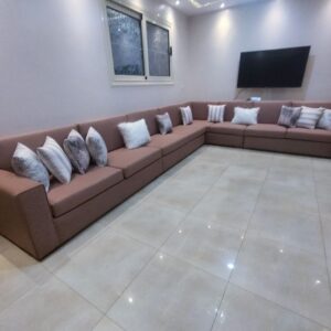 Traditional L Shape Floor Sofa (Majlis Style)
